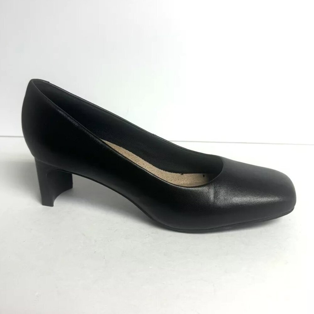 Clark’s Womens Kendall Iris Pump Heel Black Size 9 M